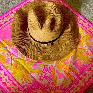 Sun sand cowboy beach wire spf hat new